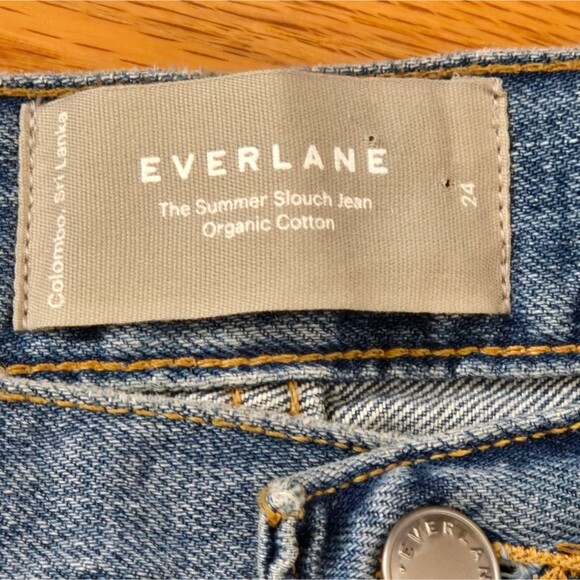 Everlane  Slouch jeans button fly womans size 24 - Picture 11 of 12
